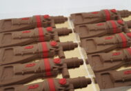 Chocolade relatiegeschenk boor 3d