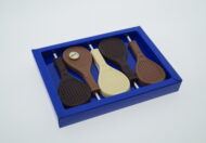 Chocolade relatiegeschenk tennis lolly tennisracket racket tennisbal padel